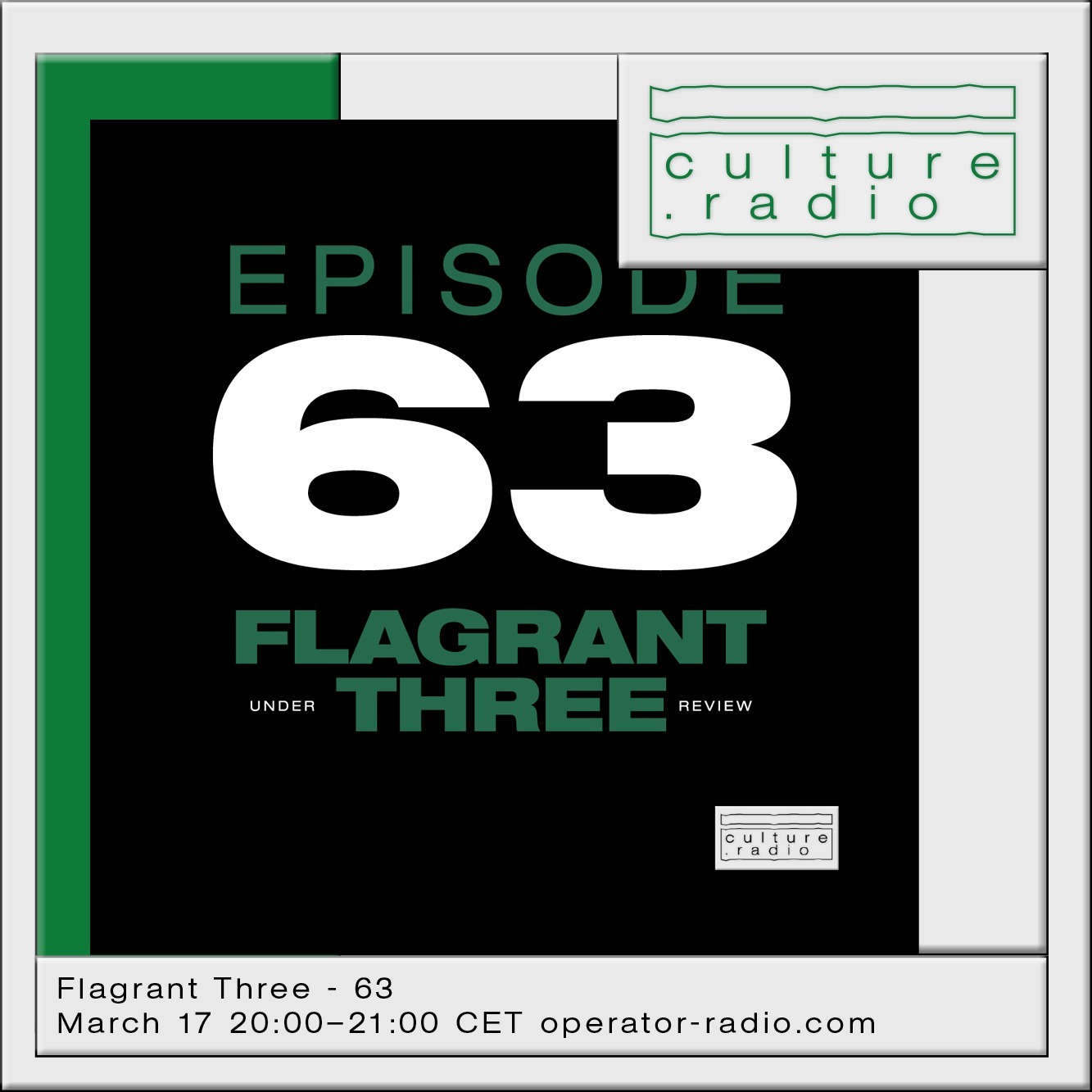 CRE157 Flagrant Three [63] - 17th March 2021