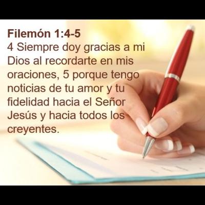 Carta a Filemón ✍ Carta a Filemón ✍