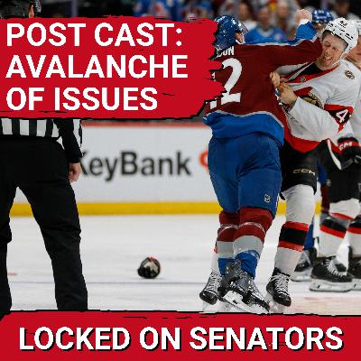 POST CAST: PATHETIC SECOND PERIOD SINKS OTTAWA SENATORS IN BLOWOUT LOSS VS COLORADO AVALANCHE POST CAST: PATHETIC SECOND PERIOD SINKS OTTAWA SENATORS IN BLOWOUT LOSS VS COLORADO AVALANCHE