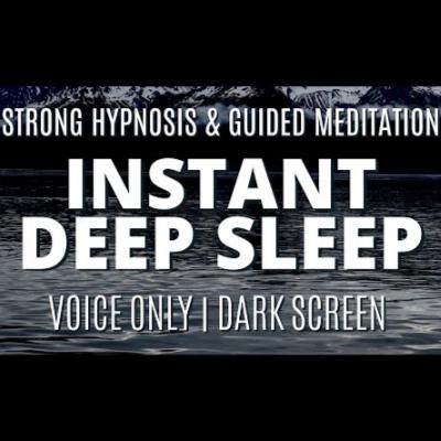 Powerful Guided Meditation _ Sleep Hypnosis _ Reduce Anxiety _ Dark Screen_ Voice Only Experience