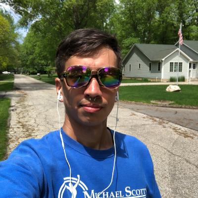 me walking around town talking about fear