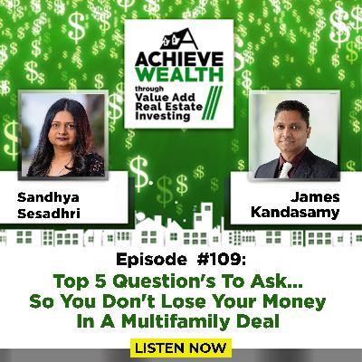 Don't Lose Your Money In A Passive Multifamily Deal (Ask This Before You Invest)