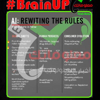 #BrainUp كبر دماغك اخبار التكنولوجيا اليوم 15 نوفمبر 2025