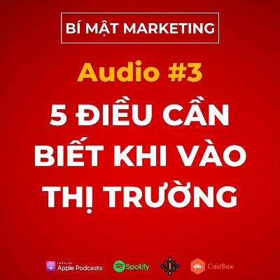 [BÍ MẬT MARKETING] Audio #3: 5 Điều Cần Biết Khi Vào Thị Trường