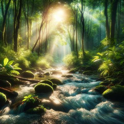 Susurros del Arroyo: Calma y Armonía Natural