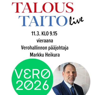 Vastaako Verohallinto vielä puhelimeen? Taloustaito LIVEn vieraana Verohallinnon pääjohtaja Markku Heikura Vastaako Verohallinto vielä puhelimeen? Taloustaito LIVEn vieraana Verohallinnon pääjohtaja Markku Heikura