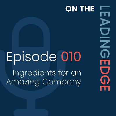 Ingredients for an Amazing Company