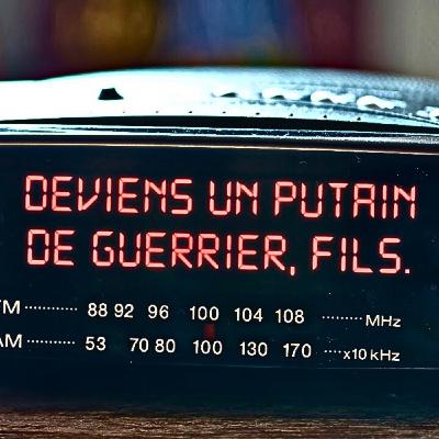 Il est l'heure, enfoiré.