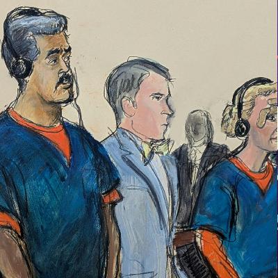 Deposed  President Maduro is charged in a New York court