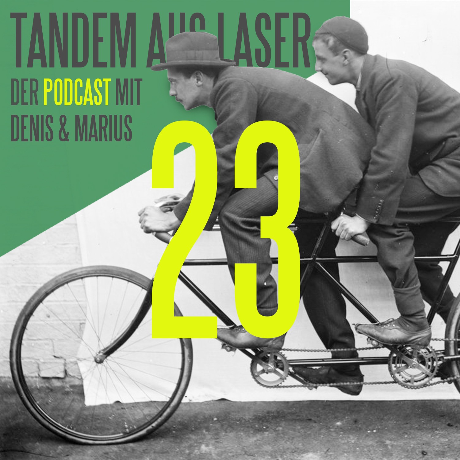 Tandem aus Laser
