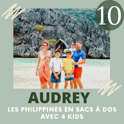 E10 - EN SAC A DOS AVEC 4 ENFANTS