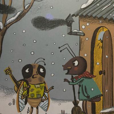 Si Jangkrik dan Si Semut (short story)