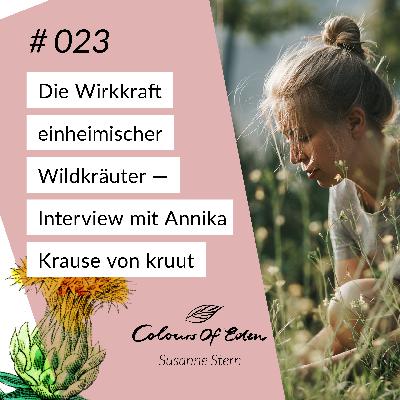 # 023 — Die Wirkkraft einheimischer W I L D K R Ä U T E R und-pflanzen