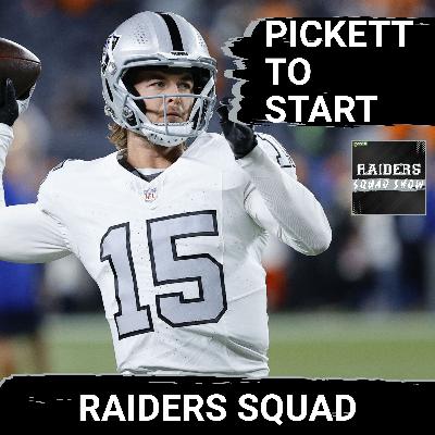 RAIDERS SQUAD SHOW: Las Vegas RAIDERS @ Philadelphia EAGLES Preview | Pickett expected to START RAIDERS SQUAD SHOW: Las Vegas RAIDERS @ Philadelphia EAGLES Preview | Pickett expected to START