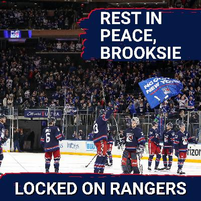 Rest in Peace, Larry Brooks. Paying respect to a New York Rangers legend. Rest in Peace, Larry Brooks. Paying respect to a New York Rangers legend.