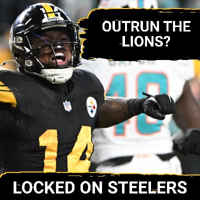 Steelers Ready to Run vs Physical Lions? | Protecting Dylan Cook from Aidan Hutchinson | Attack DBs?