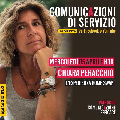 Comunicazioni di Servizio del 05/04/2023: ospite Chiara Peracchio (Home Swap)