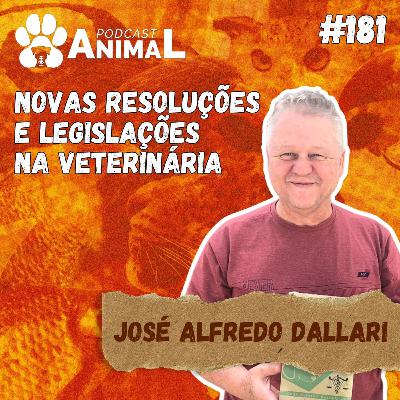 Podcast Animal 181 - Novas resoluções e legislações na veterinária com José Alfredo Dallari Jr