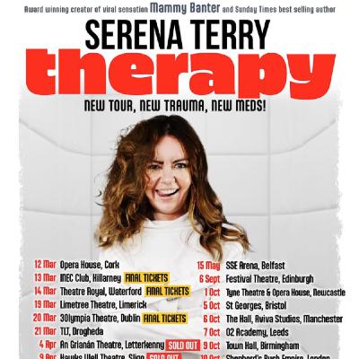5497: LISTEN¦ 'I'm an introverted extrovert - a live audience is fantastic, it's addictive, seeing in real time what people think of your comedy' - Serena Terry spoke to Frank about her new show 'Therapy', what's next and how Lisa McGee is her 'blueprint'