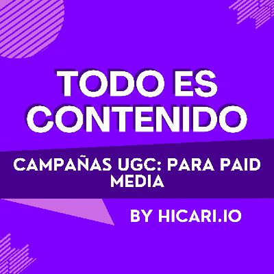 Campañas UGC: Paid Media