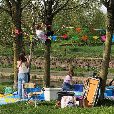 De gemeenschappelijke achtertuin