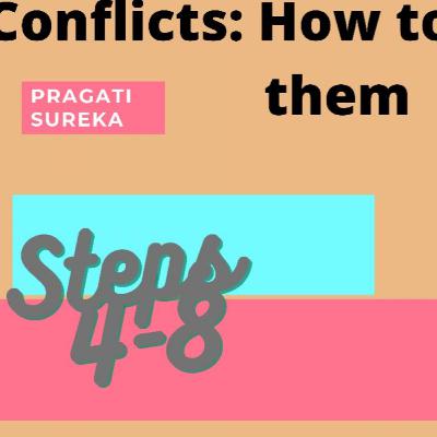 How to Manage Conflicts: Steps 4-8