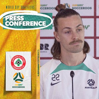 Jackson Irvine & Graham Arnold | Pre-match Press Conference | Lebanon v Australia