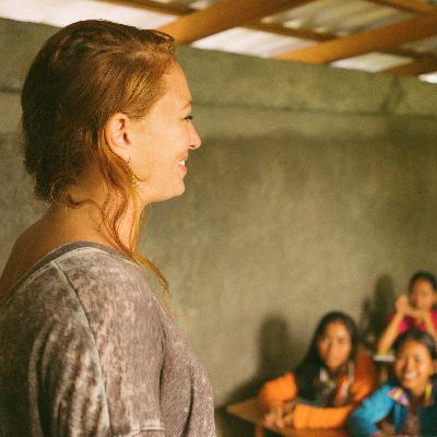 Milly chats to Rachel our project leader from Red Road Foundation in Cambodia Milly chats to Rachel our project leader from Red Road Foundation in Cambodia