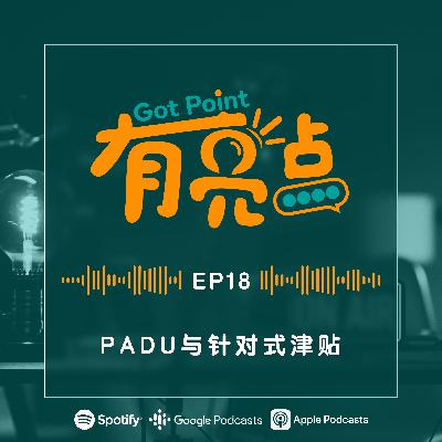 EP18 - PADU与针对式津贴【辩论播客】