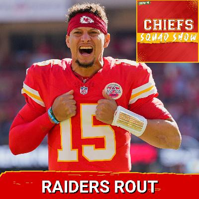 CHIEFS SQUAD SHOW: Kansas City offense CRUISES in ROUT of Las Vegas Raiders