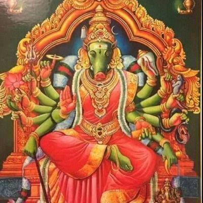 Shiva as Vaarahi