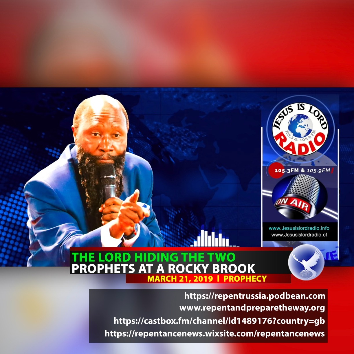 EPISODE 478 - 21MAR2019 - PROPHECY OF THE LORD HIDING THE TWO PROPHETS AT A ROCKY BROOK - PROPHET DR. OWUOR episode artwork