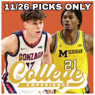 College Basketball PICKS ONLY - Wednesday, November 26th | TCE Trims (Ep. 1004)