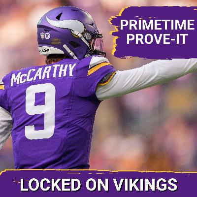 Can J.J. McCarthy PROVE His Worth On Sunday Night Football?