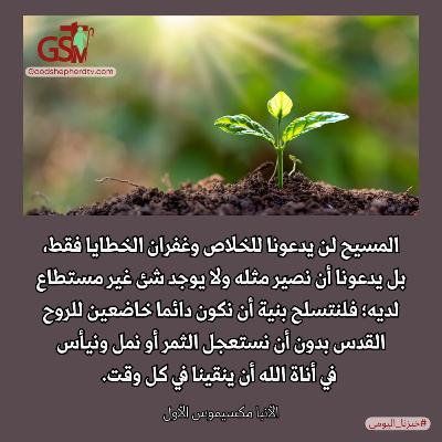 المسيح يدعوك أن تصير مثلهُ - خبزنا اليومي المسيح يدعوك أن تصير مثلهُ - خبزنا اليومي