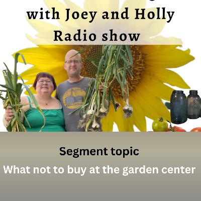 Episode 1514: Seg 1 of S10E3 What NOT to buy at the garden center - The Gardening with Joey and Holly radio show