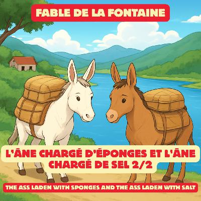 Fable de la Fontaine - L'âne chargé d'éponge et l'âne chargé de sel - 2/2 Fable de la Fontaine - L'âne chargé d'éponge et l'âne chargé de sel - 2/2