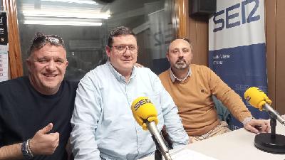 Ginés Leal y varios integrantes de su candidatura a la Junta Central