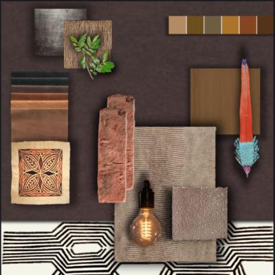 Moodboard aplicado no projeto