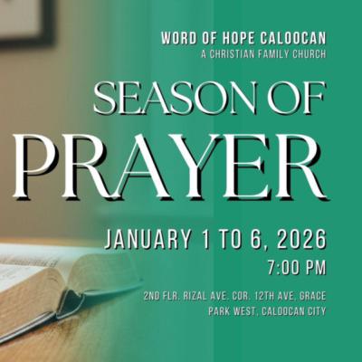 SOP - Day 5 - Prayer Does Things to Us by Sis. Miriam Mellendrez SOP - Day 5 - Prayer Does Things to Us by Sis. Miriam Mellendrez