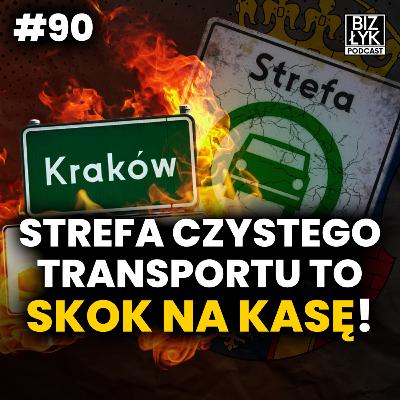PŁACZ I PŁAĆ! Strefa Czystego Transportu w Krakowie JUŻ DZIAŁA! | BizŁyk Podcast 90