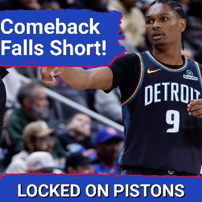 Jalen Duren, Ausar Thompson Lead Pistons Comeback, But Fall Just Short to the Atlanta Hawks in Overtime130-129