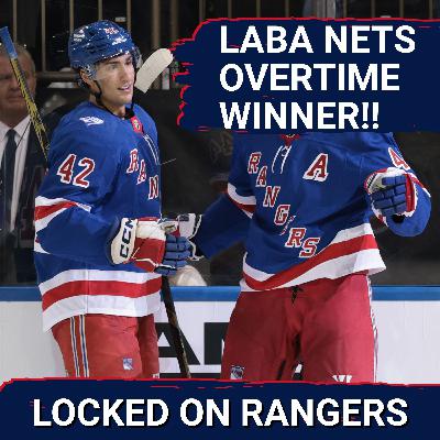Noah Laba bags overtime winner against Islanders! | J.T. Miller injury update | Rangers cut 10 players!