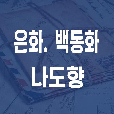 나도향 은화 백동화 (1923) - JS 마당 낭독 #15