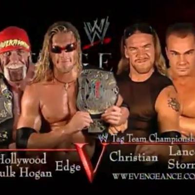 S2E4: Edge/Hulk Hogan vs. Christian/Lance Storm (WWE Vengeance 2002)