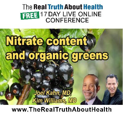 Nitrate content and organic greens