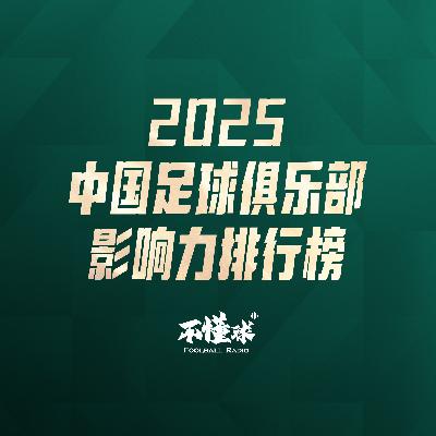 Vol.193 不懂球发布「2025年中国足球俱乐部影响力排行榜」