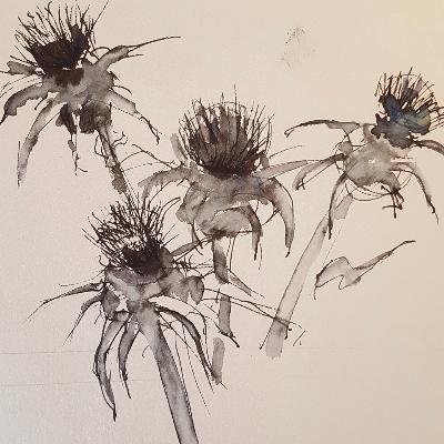 Unravelling on a breeze, like a ball of dandelion fluff Unravelling on a breeze, like a ball of dandelion fluff