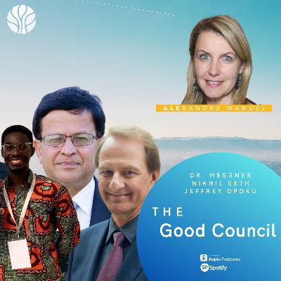 Around the Future Policy Award 2023 - Prof. Dr. Messner, Nikhil Seth and Jeffrey Opoku Around the Future Policy Award 2023 - Prof. Dr. Messner, Nikhil Seth and Jeffrey Opoku