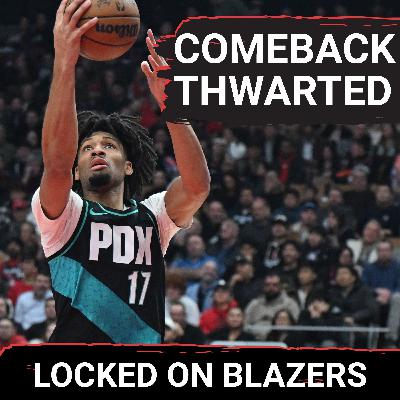 Trail Blazers Comeback Falls Short Against Raptors in Toronto Trail Blazers Comeback Falls Short Against Raptors in Toronto